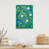 De Primordiale Chaos van Hilma af Klint Poster (Keuken)