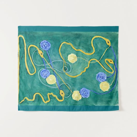 De Primordiale Chaos van Hilma af Klint Wandkleed (Voorkant (horizontaal))