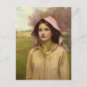 De Primrose Meisje Briefkaart