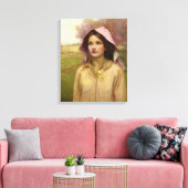De Primrose Meisje Canvas Afdruk (Insitu (Woonkamer))