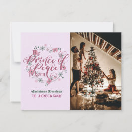 De Prince of Peace Christelijke kerstkaart