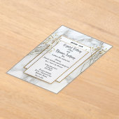 De Princess Nest Frosted Acryl Uitnodiging (Laagn)