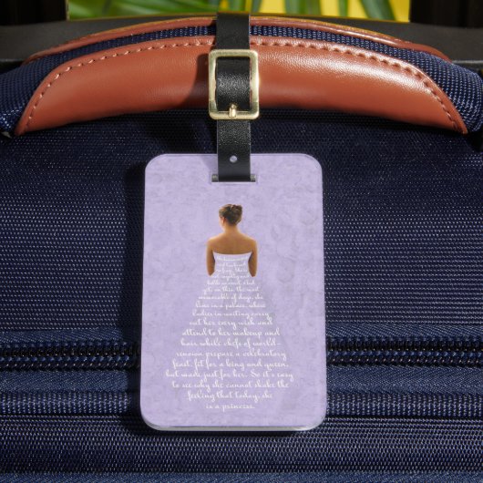 De Princesse Bagage Label (Voorkant Insitu 2)