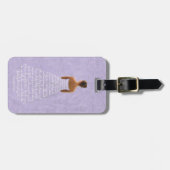 De Princesse Bagage Label (Voorkant horizontaal)