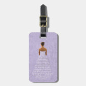 De Princesse Bagage Label (Voorkant verticaal)