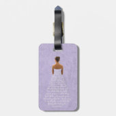 De Princesse Bagage Label (Achterkant verticaal)