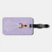 De Princesse Bagage Label (Achterkant horizontaal)