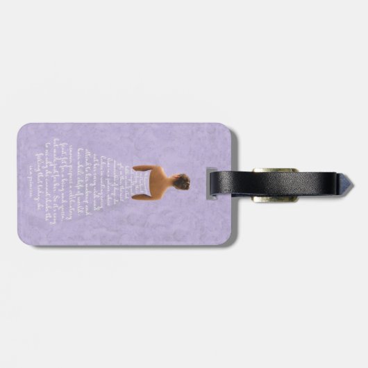 De Princesse Bagage Label (Achterkant horizontaal)