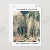 De Princesses op weg naar de dans Kay Nielsen Briefkaart (Voorkant / Achterkant)