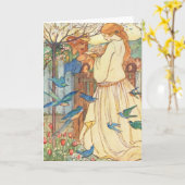 De prins begroet zijn prinses als Wenskaart Kaart (Gele Bloem)