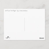 De Prins en de Pauper Briefkaart (Achterkant)