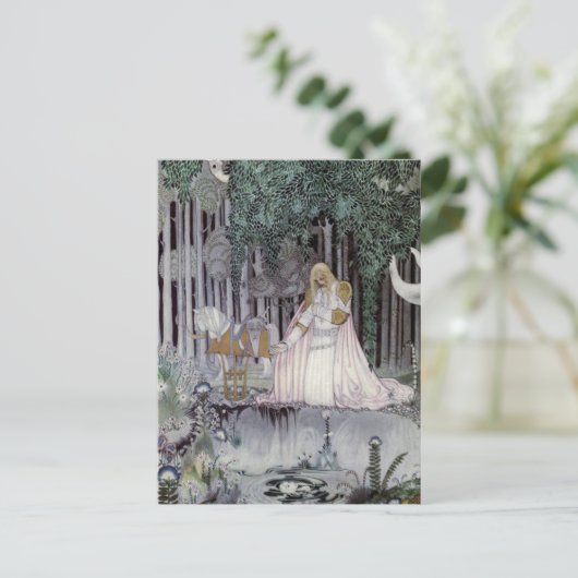 De Prins en de pool Briefkaart (Staand voorkant)