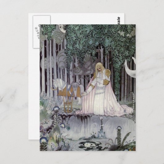 De Prins en de pool Briefkaart (Voorkant / Achterkant)