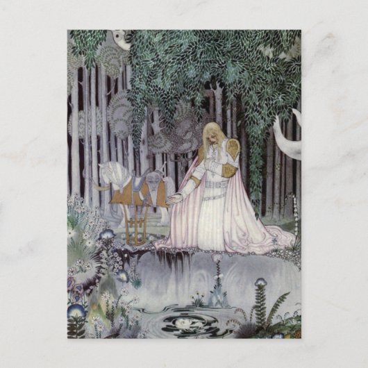 De Prins en de pool Briefkaart (Voorkant)