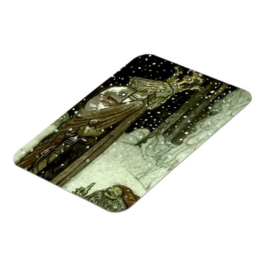 “De Prins en de Tomten” door John Bauer Magneet (Linkerzijde)