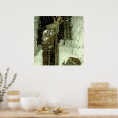 "De Prins en de Tomten" van John Bauer Poster (Keuken)