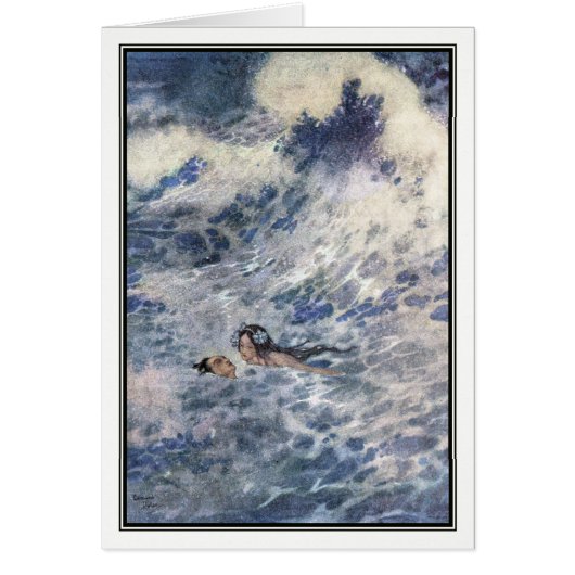 De Prins en de zeemeermin van Edmund Dulac (Voorkant)