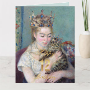 De Prins en Ik Gelukkige 12e Verjaardag Kaart