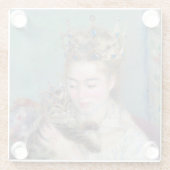 De prins en ik glazen onderzetter (Achterkant)