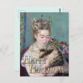 De Prins en Mij Fel Verjaardag Briefkaart (Voorkant / Achterkant)