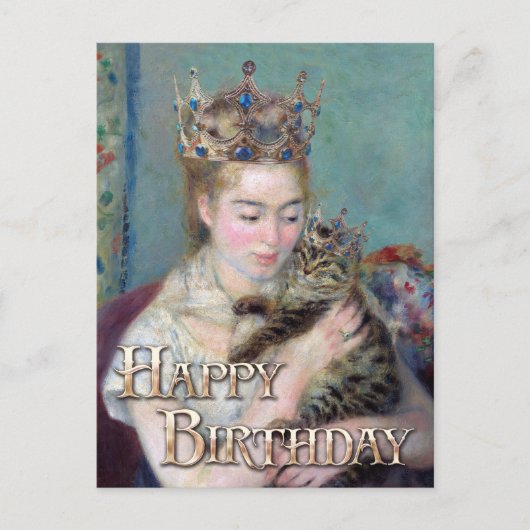 De Prins en Mij Verjaardag Briefkaart (Voorkant)