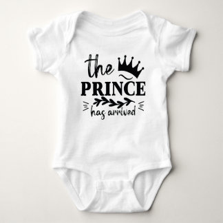"De prins is aangekomen" Grappig baby Bodysuit