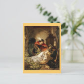 De Prins leans naar de schoonheid van het warme be Briefkaart (Staand voorkant)