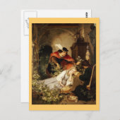 De Prins leans naar de schoonheid van het warme be Briefkaart (Voorkant / Achterkant)