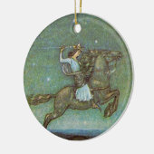 De Prins Rides in Moonlight door John Bauer Keramisch Ornament (Links)