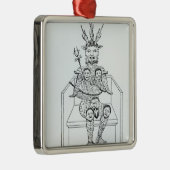 De Prins van Darkness Metalen Ornament (Rechts)