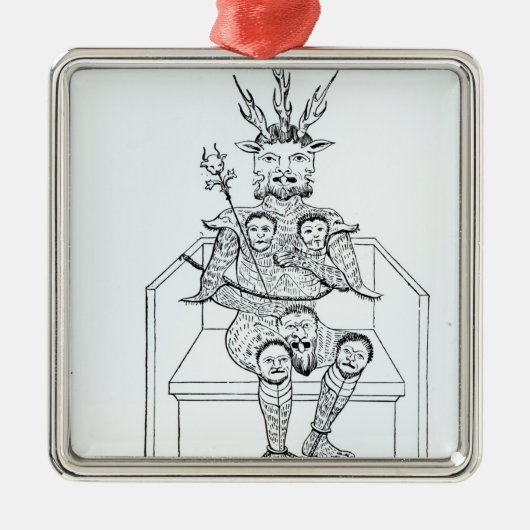 De Prins van Darkness Metalen Ornament (Voorkant)