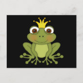 De Prins van de Kikker van het sprookje met Kroon Briefkaart (Voorkant)