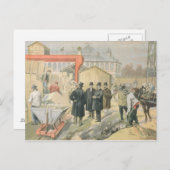 De Prins van Wales Bezoek het gebouw Briefkaart (Voorkant / Achterkant)