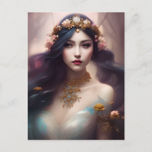 De prinses briefkaart (Voorkant)