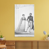 De prinses Charlotte van Wales en Prince Canvas Afdruk (Insitu (Woonkamer))