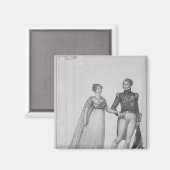 De prinses Charlotte van Wales en Prince Magneet (Voorkant / Achterkant)