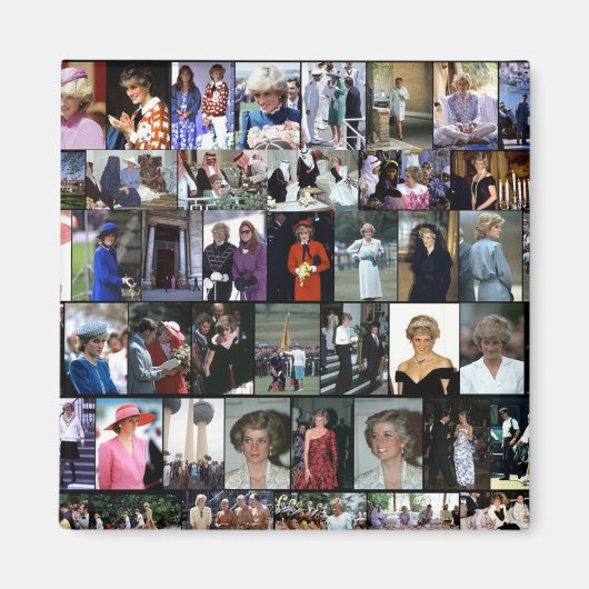 De prinses Diana Collectie Montage 1 Magneet (Voorkant)
