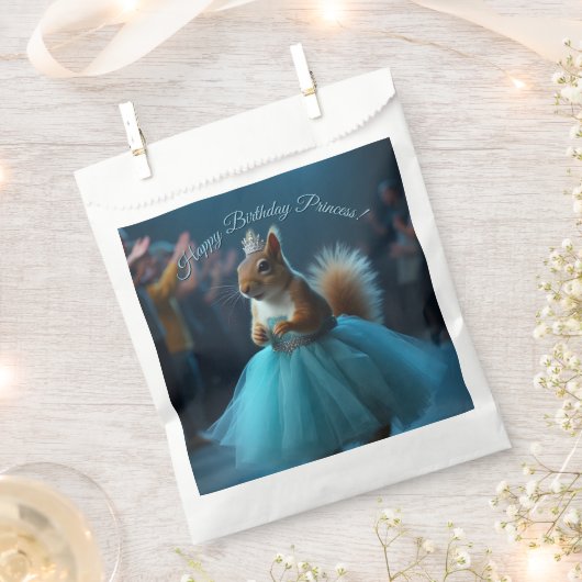 De Prinses Eekhoorn Bedankzakje (Geknipt)