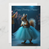 De Prinses Eekhoorn Feestdagenkaart (Voorkant / Achterkant)