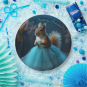 De Prinses Eekhoorn Papieren Bordje (Feest)