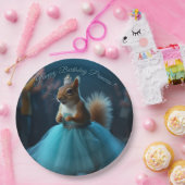 De Prinses Eekhoorn Papieren Bordje (Feest)