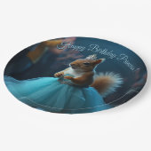 De Prinses Eekhoorn Papieren Bordje (Gekanteld)