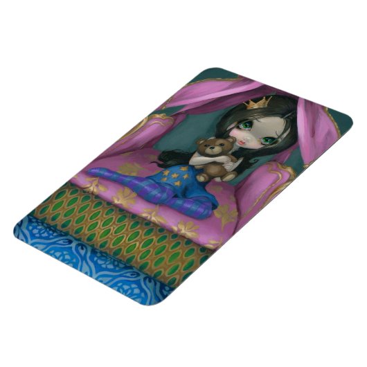 "De prinses en de erwt" Flex Magnet Magneet (Linkerzijde)