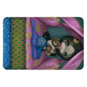 "De prinses en de erwt" Flex Magnet Magneet (Horizontaal)