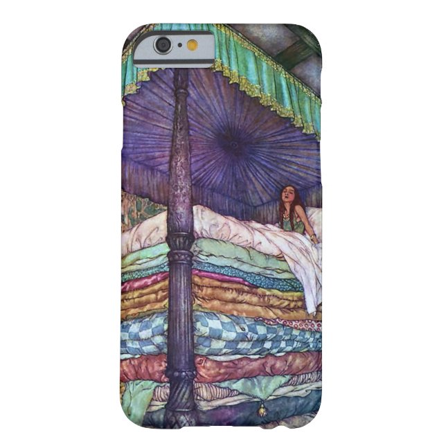 De prinses en de erwt van Edmund Dulac Case-Mate iPhone Case (Achterkant)