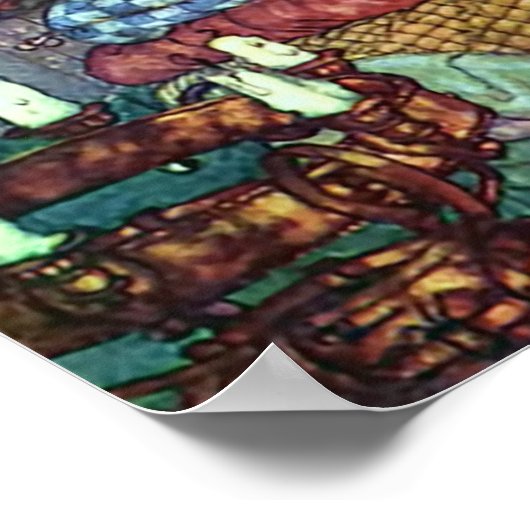 De prinses en de erwt van Edmund Dulac Poster (Hoek)