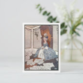 De prinses en de krant van Edmund Dulac Briefkaart (Staand voorkant)