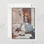 De prinses en de krant van Edmund Dulac Briefkaart (Voorkant / Achterkant)