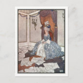 De prinses en de krant van Edmund Dulac Briefkaart (Voorkant)