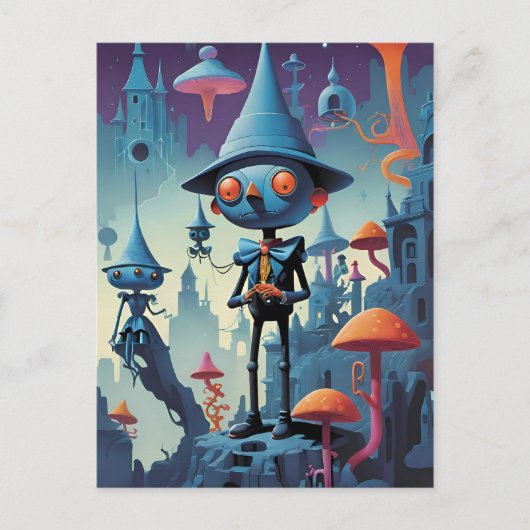 De prinses en de Pauper Ken Gage Fantasy Briefkaart (Voorkant)